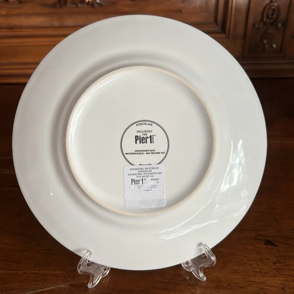 Pier 1 Imports 1 “Winter Forest” Accent Plate